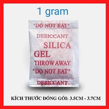 Gói Hút Ẩm SilicaGel Giấy lụa đỏ