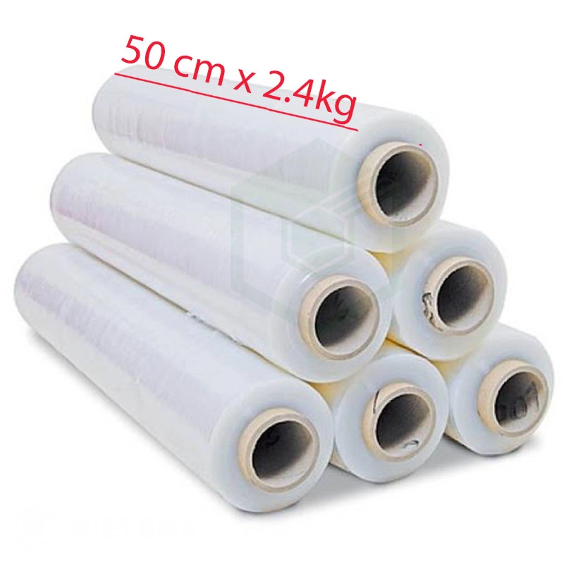 Màng PE Quấn Pallet 2.4kg 50cm Lõi Giấy 300 Gram