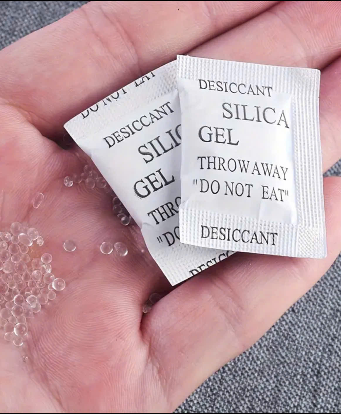 Gói chống ẩm SilicaGel giấy lụa đen